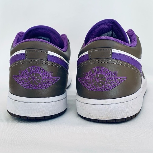 Jordan 1 Low ‘Purple Mocha Sneakers - Picture 5 of 11
